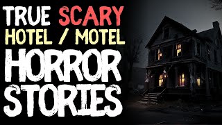 True Hotel / Motel Scary Horror Stories for Sleep | Black Screen With Rain Sounds