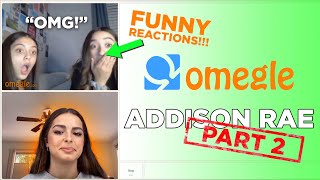 Addison Rae on Omegle - FAKE PRANK - PART 2 - Hilarious Reactions!