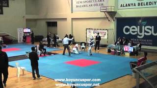 63Kg Semifinal Maide Nur Uysal Vs Beyza Ceren 2014 Turkish Junior Tkd Championships