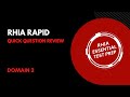 RHIA Rapid Episode 4- DOMAIN 2