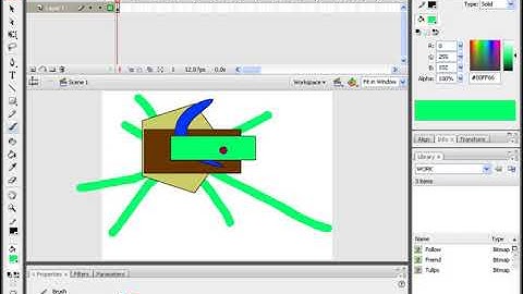 Flash Animation || Sub selection tool || Snapping || Align Palette