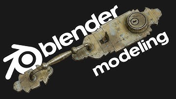 Advanced Model And Texture in Blender - Door Handle