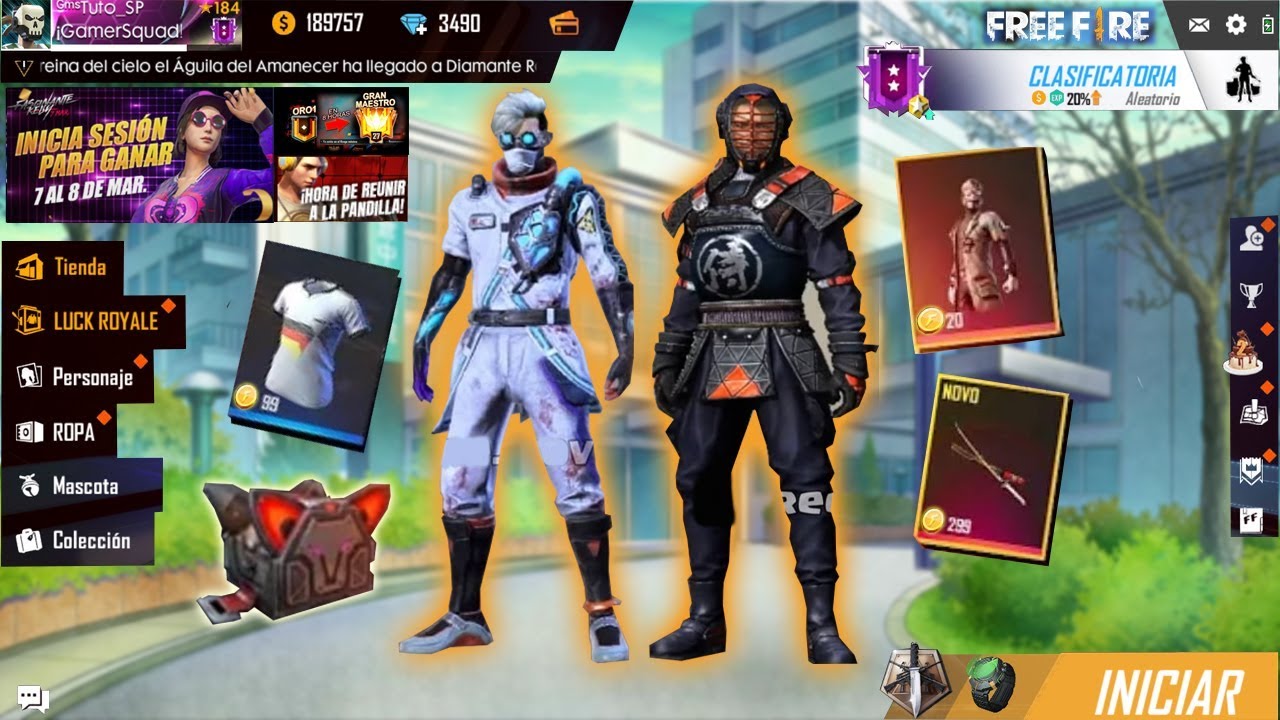 5 SKINS *GRATIS* DE La NUEVA ACTUALIZACIÓN en FREE FIRE *Que No Habias