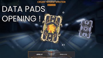 War Robots DATA PADS Opening | (SILVER AND GOLD COMMON, ROBOT, WEAPON, TITAN AND ULTIMATE )