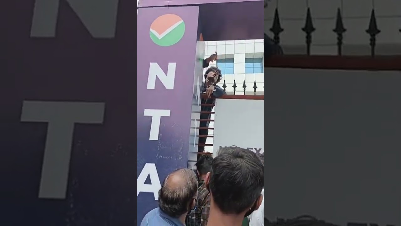 Protest at NTA headquarters 