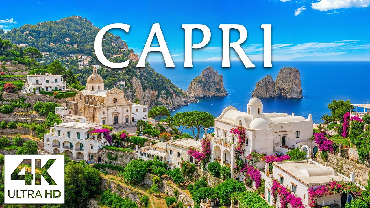 Capri Italy 4K | Discover a Mediterranean Gem – Scenic Cliffs, Blue Caves & Island Views