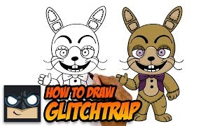 how to draw glitchtrap fnaf vr