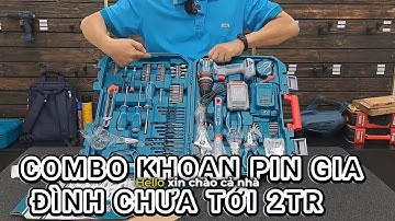 Combo Total giúp bạn hoàn toàn chủ động trong mọi công việc sửa chữa, lắp ráp từ nhỏ đến lớn