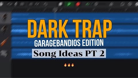 How make a DARK trap melody in 1 MINUTE 🔥 GarageBandIOS Edition