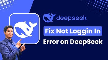 DeepSeek AI Not Logging In | Easily Fix DeepSeek Login Error