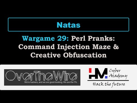 Natas 29 | Perl Pranks: Command Injection Maze & Creative Obfuscation | OverTheWire Wargames