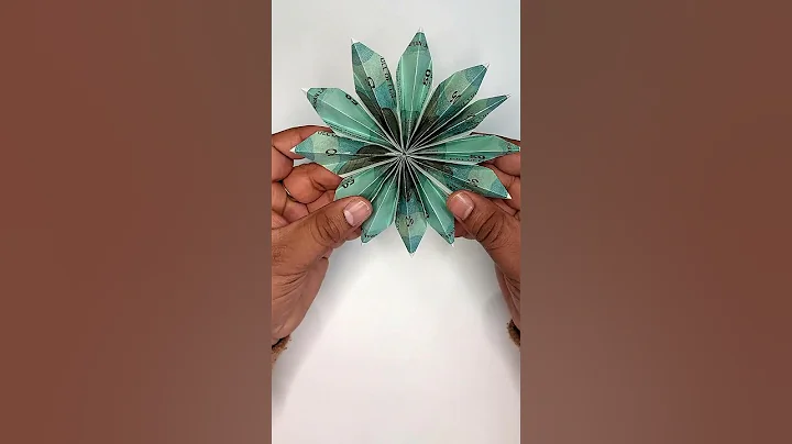 how to fold a rupees into a flower | dollar into a flower #diy #origami #papercrafts