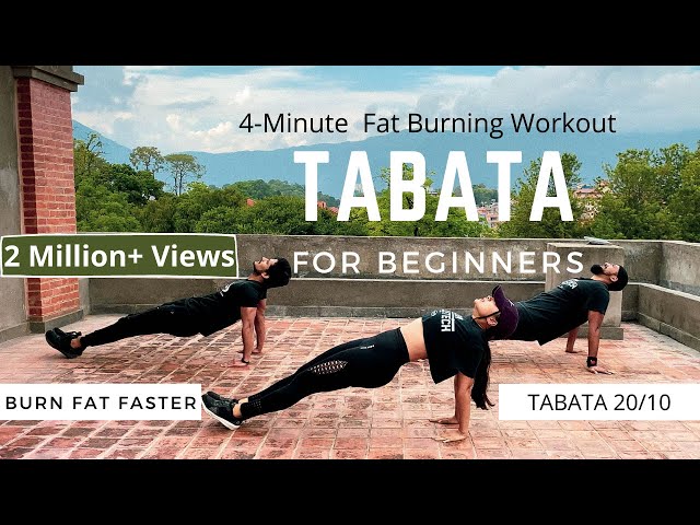 TABATA For Beginners, 4-Minute Fat Burning Workout