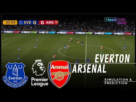 EVERTON Vs ARSENAL PREMIER LEAGUE 2025 26 Full Match Simulation Prediction