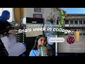 FINALS WEEK in college : *productive vlog*☕️ | as a first year student 📚
