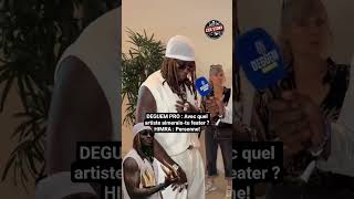 Himra au micro de l'interviewer Deguem Pro aux Flammes! #himra #flammes #rapivoire