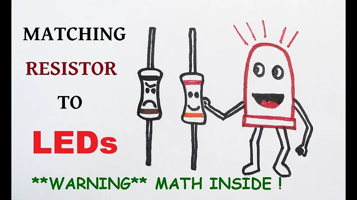 How to select resistor value for LEDs