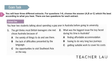 C1 Exam Booster - Listening P1 WS3