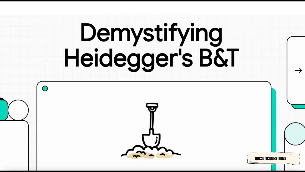 Who is Martin Heidegger? Being and Time explained! Quixotic Questions