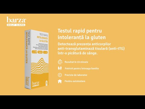 Test rapid pentru intoleranță la gluten 