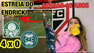 REACT DO QUASE CAMPEÃO! PALMEIRAS 4 x 0 CORITIBA