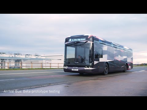 Arrival Bus Beta Prototype Testing