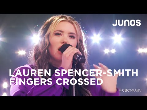 Lauren Spencer Smith Performs Fingers Crossed Juno Awards 2022