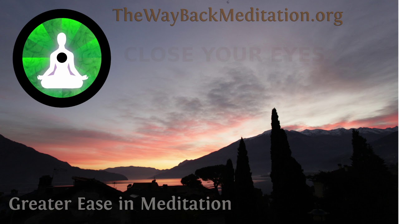 Guided Meditation #12 "Meditation Ease and a Calmer Mind" 10 mins -  by Mark Zaretti @ The Way Back