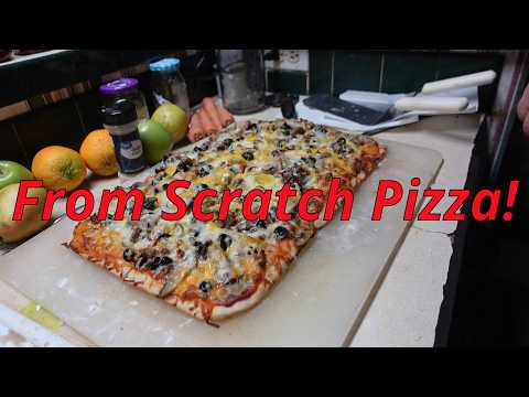 From Scratch! Pizza? #pizza #pizzalover #pizzalovers #pizzarecipe #pizzatime #athome #subscribe