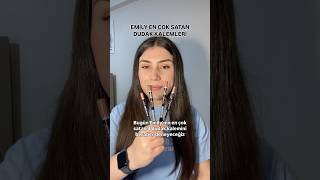 Sizin Favori Dudak Kaleminiz Hangisi? Ben Emily Dudak Kalemlerini Çok Seviyorum💄💖