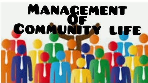 Environmental studies (Part1)STD:4 ch. no. 21 - Management of community life