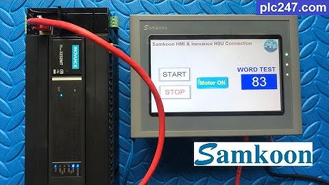 Samkoon HMI & Inovance H3U "Ethernet Connection" Tutorial