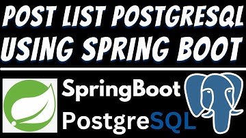 POST List of JSON data in PostgreSQL using Spring Boot and Postman tutorial | REST API