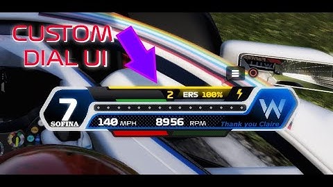 Custom Dial UI Tutorial | Modding F1 2020