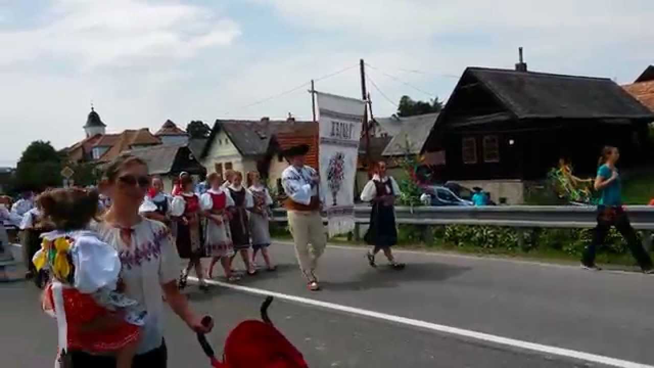 FF Východná 2014 - sprievod obcou