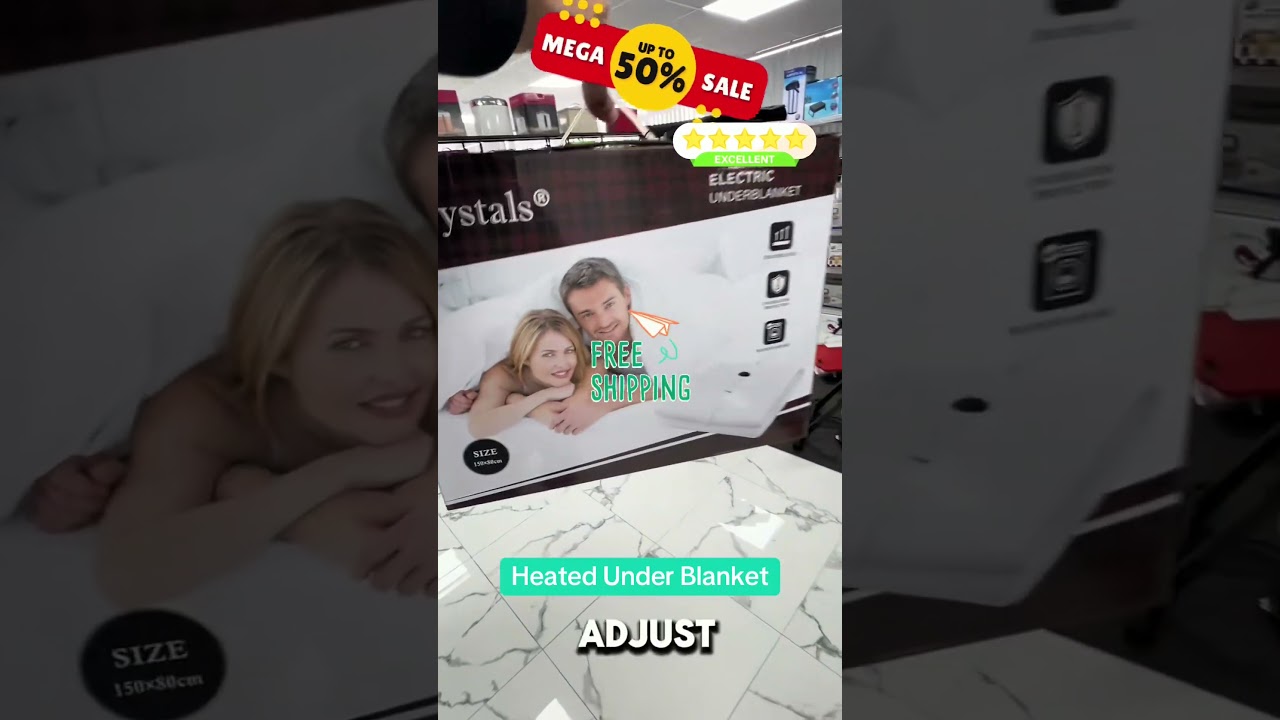 Warm Up with Our Electric Heated Blanket – Perfect for 