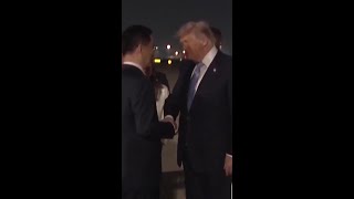 Xi Jinping sends vice-president to greet Trump as he lands in Beijing