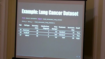 PYCON UK 2017: Introduction to Survival Analysis with scikit survival