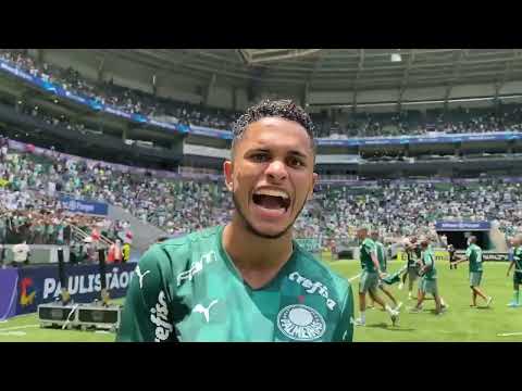 GABRIEL SILVA COMEMORA TÍTULO DO PALMEIRAS; "EU DECIDO!"