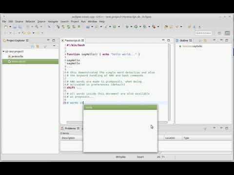 basheditor codecompletion