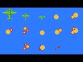 1942 nes enemy big plane burst animation recreation with high resolution.