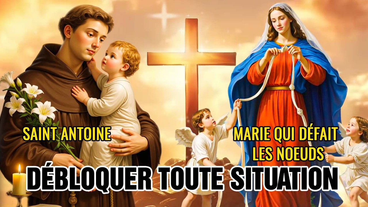 MARIE QUI DÉFAIT les NOEUDS et SAINT ANTOINE - pour DÉBLOQUER TOUTE SITUATION IMMÉDIATEMENT !