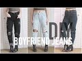 DIY Distressed Boyfriends Jeans—$6 or less