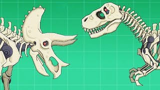 Dinosaur Fossils Robot Age: Triceratops & T Rex | Eftsei Gaming screenshot 5