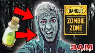 DO NOT DRINK ZOMBIE POTION AT 3AM!! *ZOMBIE CHALLENGE*
