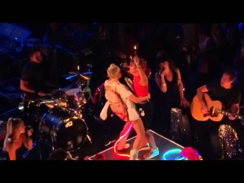 Miley Cyrus - Not Fair ft. Lily Allen Nashville BANGERZ TOUR AUG 07, 2014