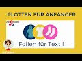 Plotten für Anfänger - Folien für Textil