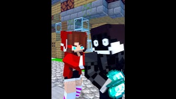 Ninja Fake HamoodeG Steal From JJ 💀#minecraft #cubestory #shorts