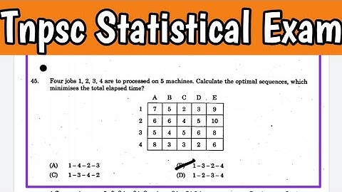 Tnpsc Statistical Exam | Previous Year Question Paper 2010 | Part 10