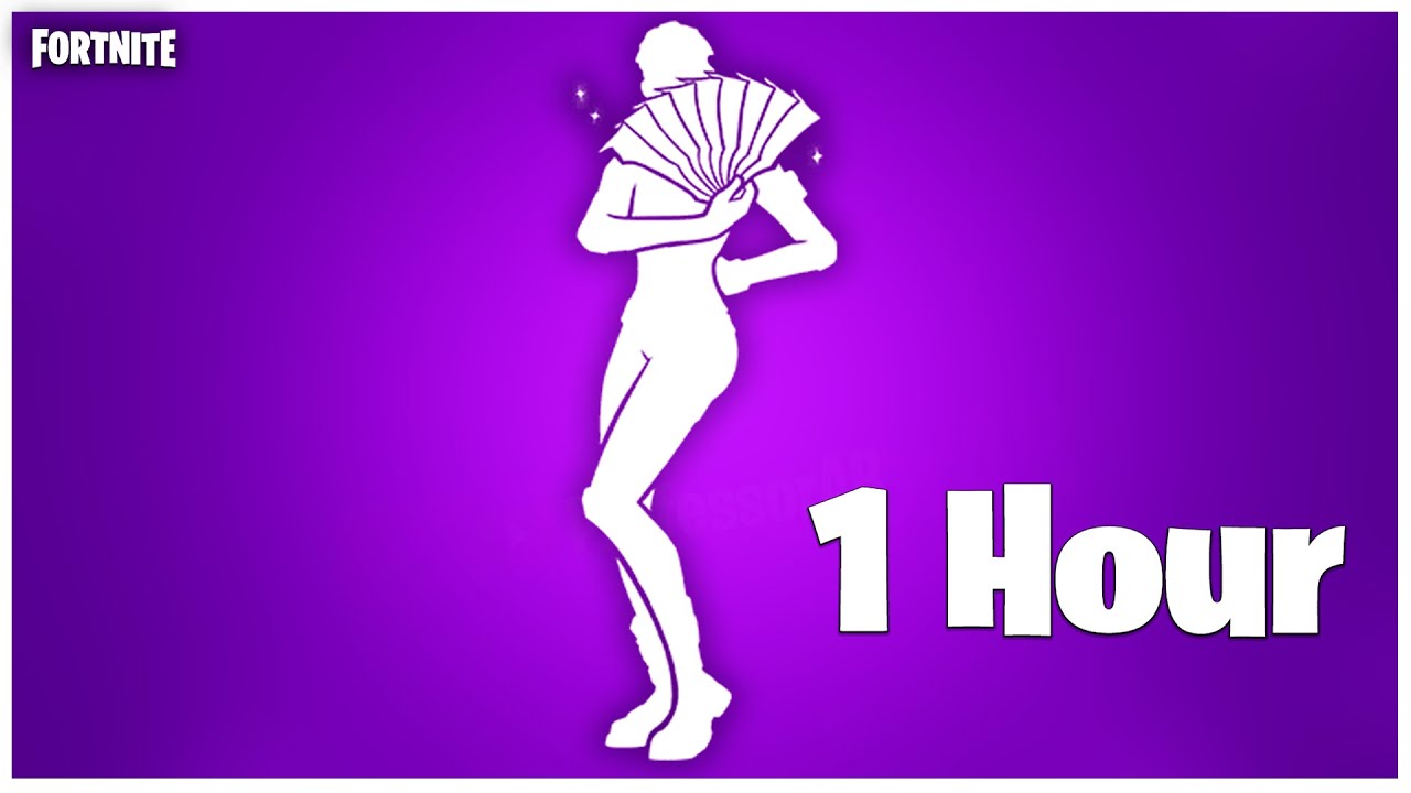 Fortnite Empress Fan Dance Emote 1 Hour Version! 🍑😍Chapter 4 Season 2 Battlepass Dance🔥